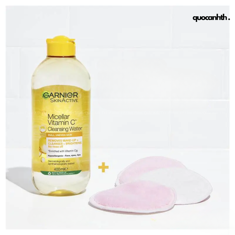 Tẩy trang Garnier Micellar Cleansing Water Vitamin C 400ml