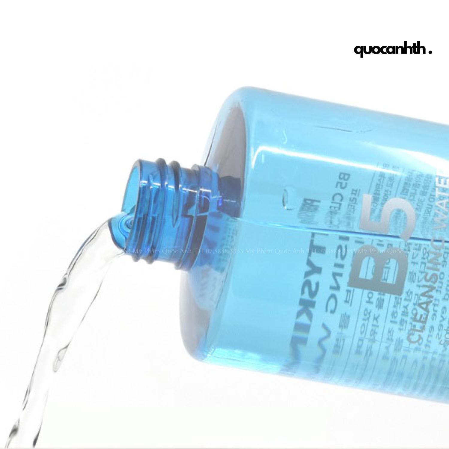 Nước Tẩy Trang Pretty Skin B5 Cleansing Water 500ml ❤️ (Giá CTV)