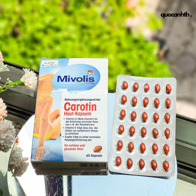 Viên Uống Chống Nắng Mivolis Đức 60v