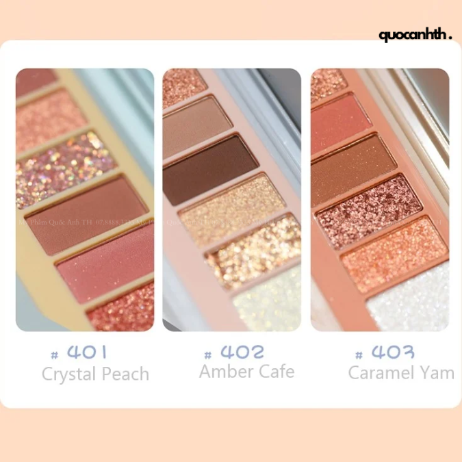 Bảng mắt 9 Ô Hold Live Soft Cute Fog Language