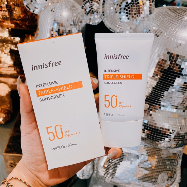 KCN kem chống nắng Innisfree 50 Triple Shield mẫu mới