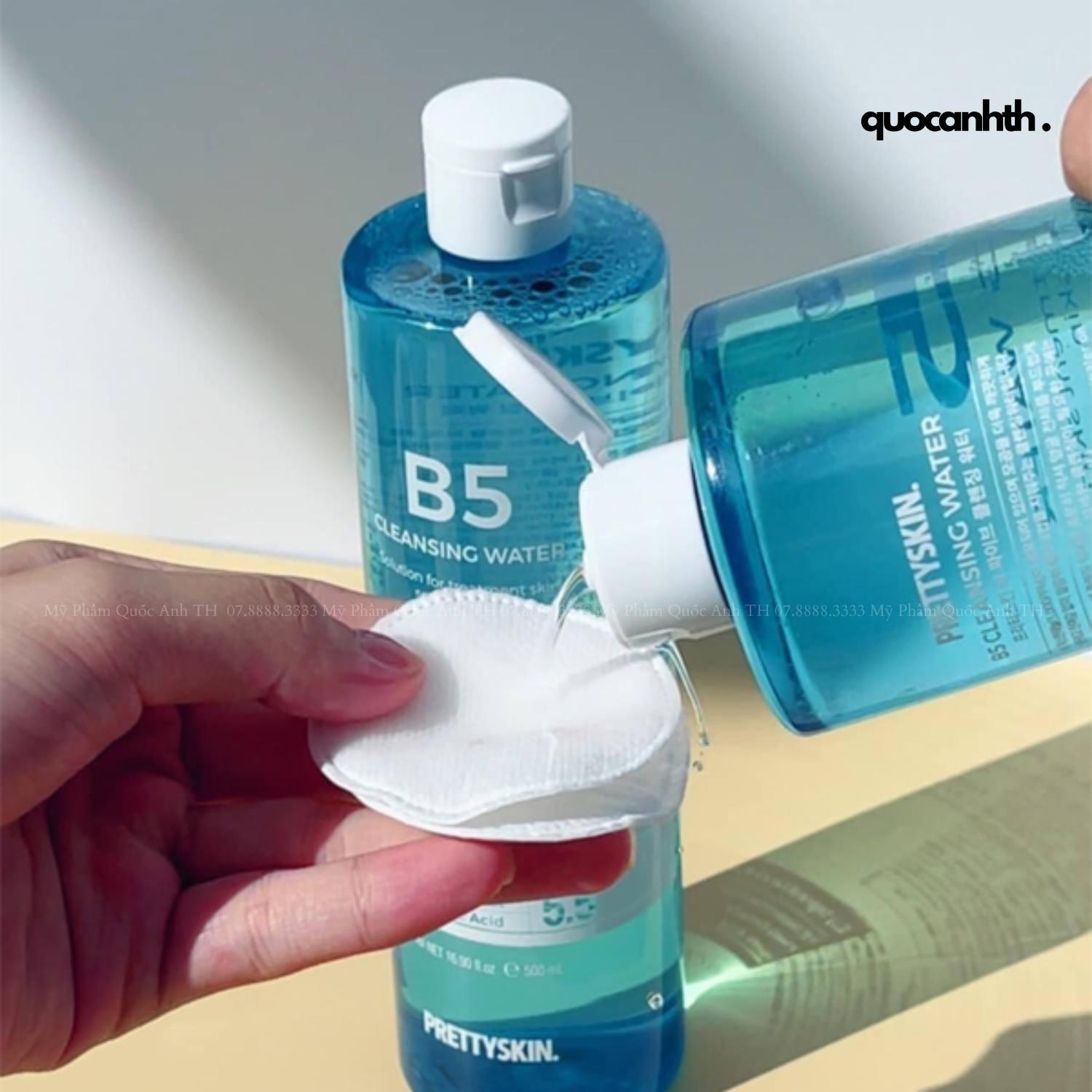 Nước Tẩy Trang Pretty Skin B5 Cleansing Water 500ml ❤️ (Giá CTV)