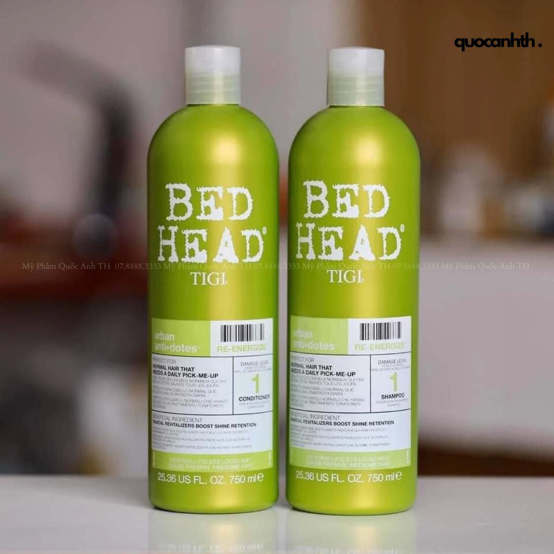 Bộ gội xả  Bedhead Tigi xanh lá