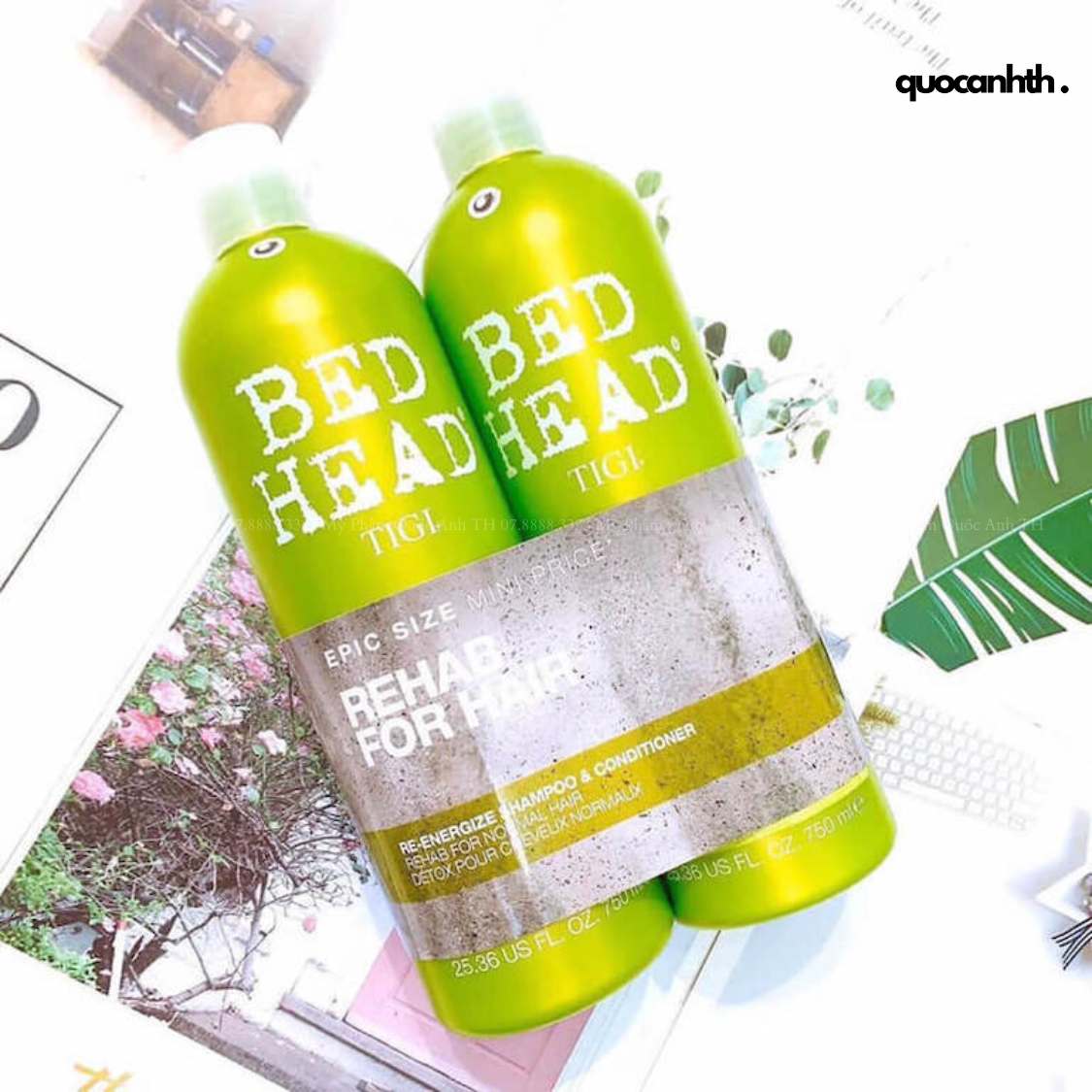 Bộ gội xả  Bedhead Tigi xanh lá
