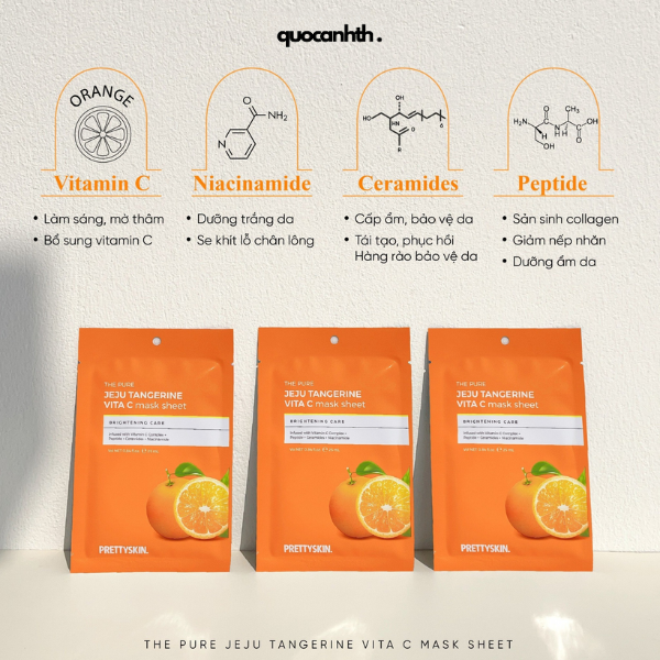 Mask Pretty Vitamin C hộp 10m ❤️ (Giá CTV)