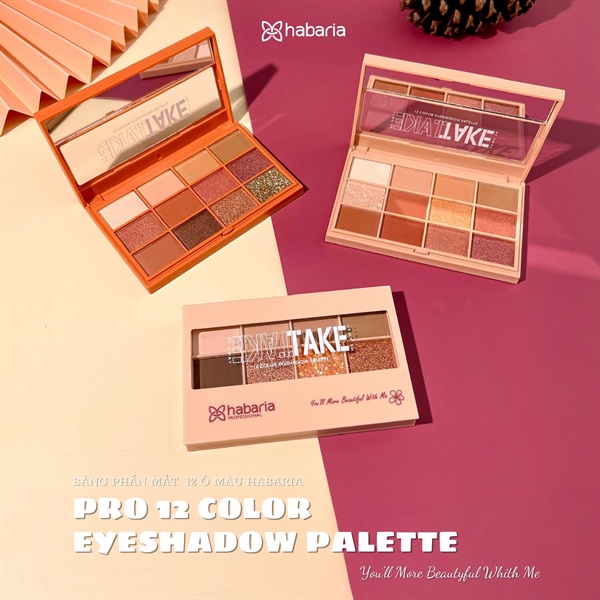Phấn mắt Habaria 12 ô