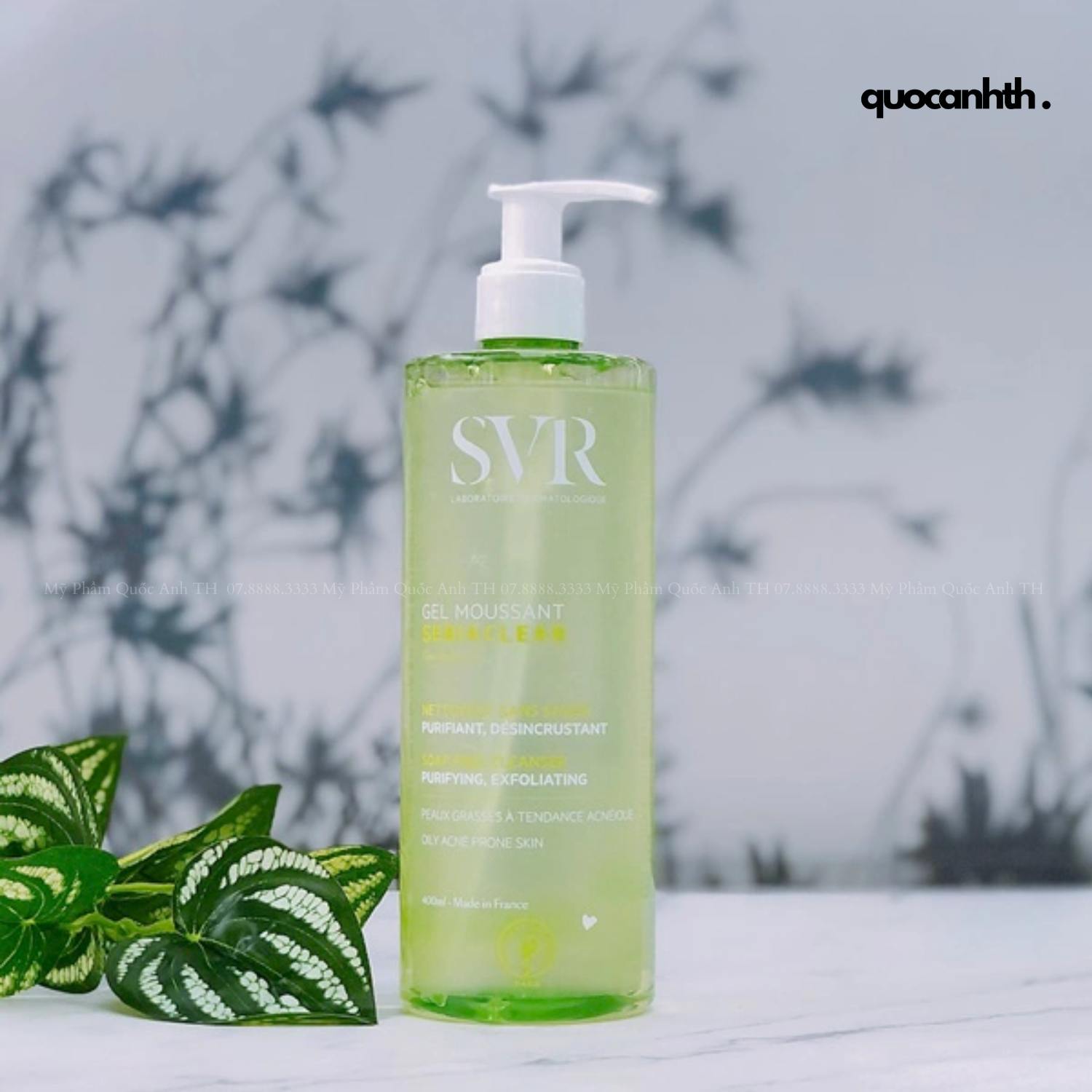 Sửa Rữa Mặt SVR Sebiaclear Gel Moussant Cho Da Dầu Mụn