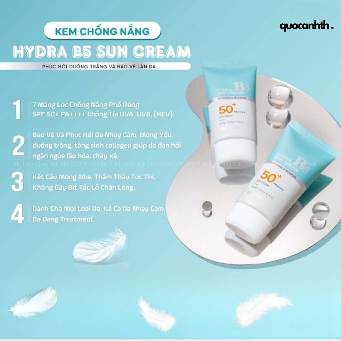 Kem Chống Nắng Phục Hồi B5 Pretty Skin ❤️ (Giá CTV)