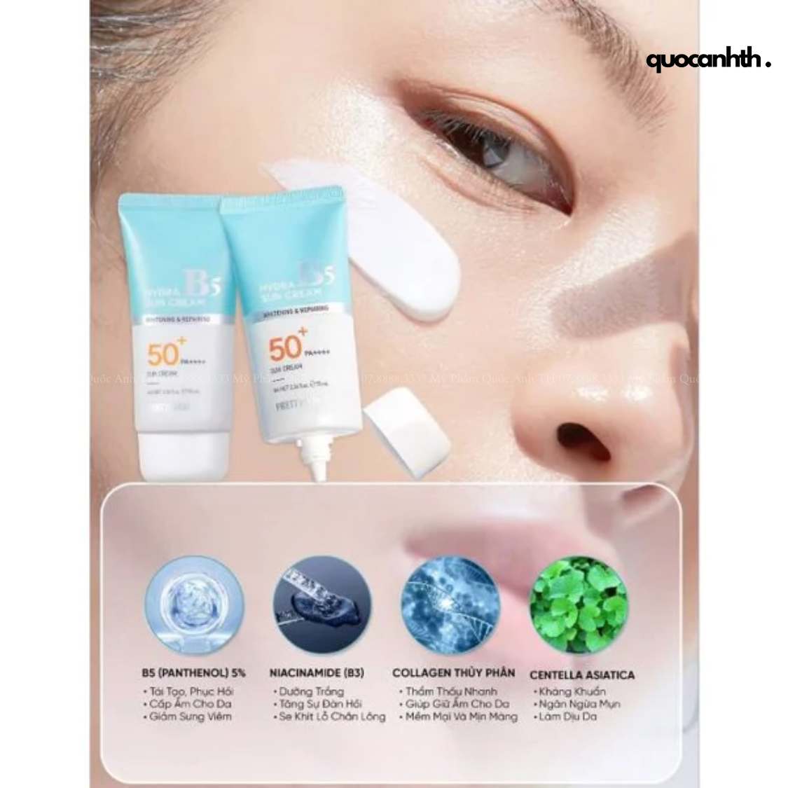 Kem Chống Nắng Phục Hồi B5 Pretty Skin ❤️ (Giá CTV)
