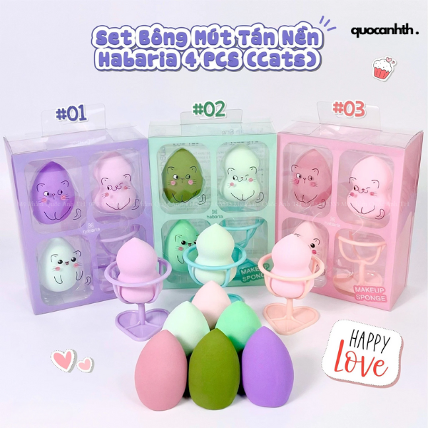 MÚT TRANG ĐIỂM HABARIA MAKEUP SPONGE