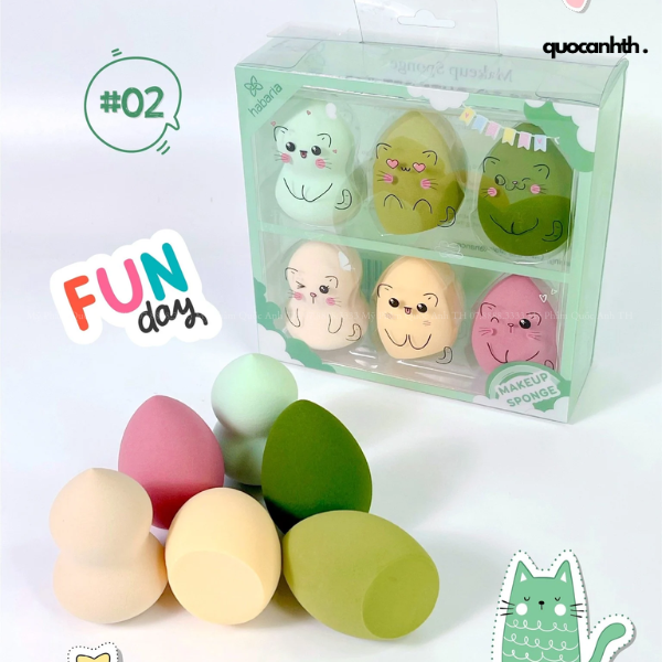 MÚT TRANG ĐIỂM HABARIA MAKEUP SPONGE