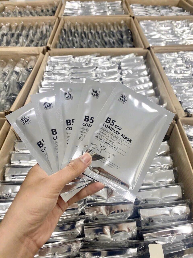 Mask B5 bạc Kr Lab