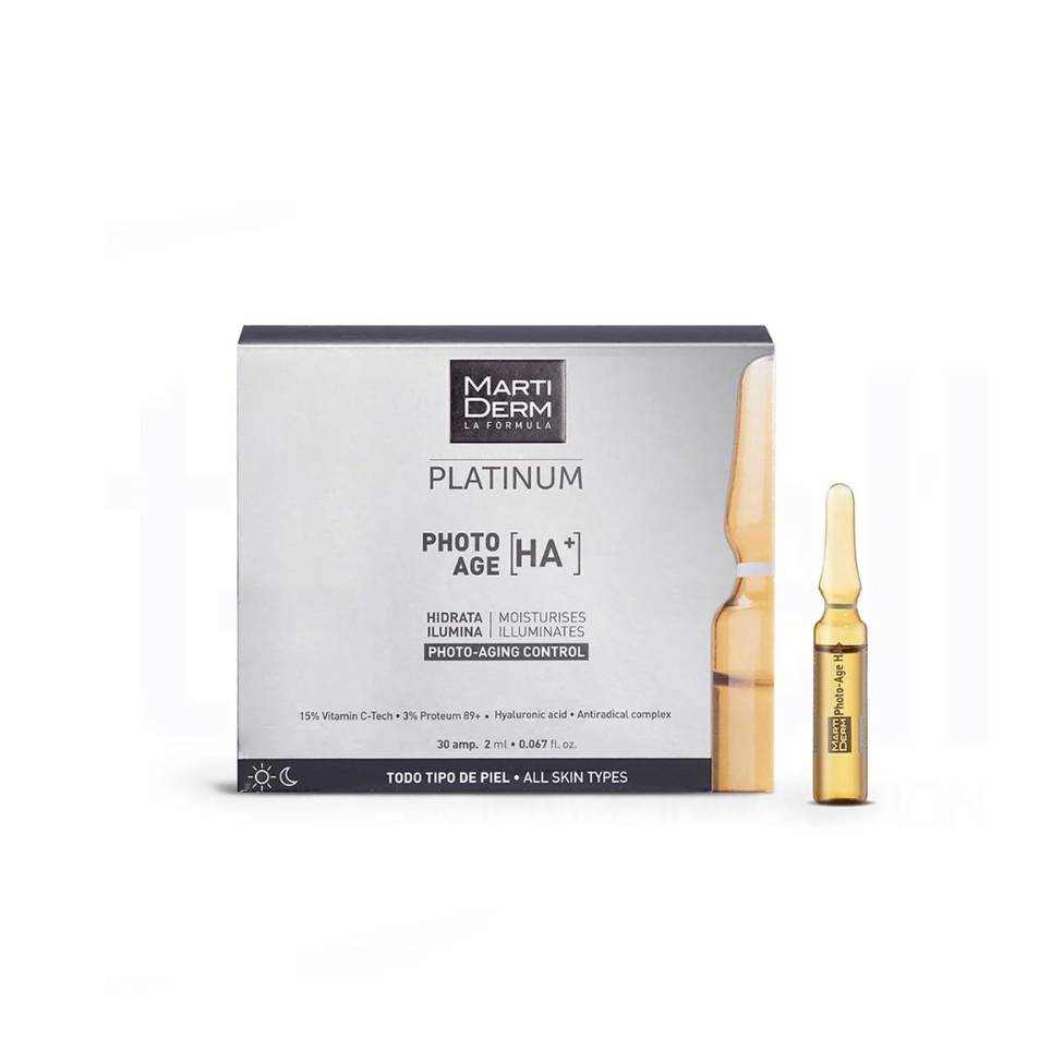 Serum 15% Vitamin C Nguyên Chất MartiDerm Platinum Photo Age HA+