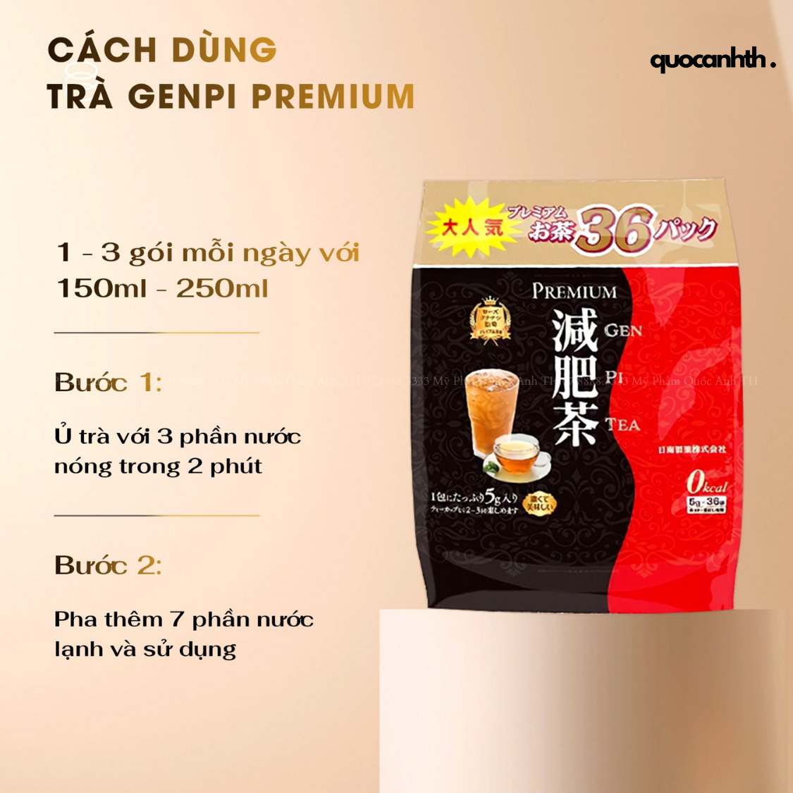 Trà Thải Độc GenPi Prenium