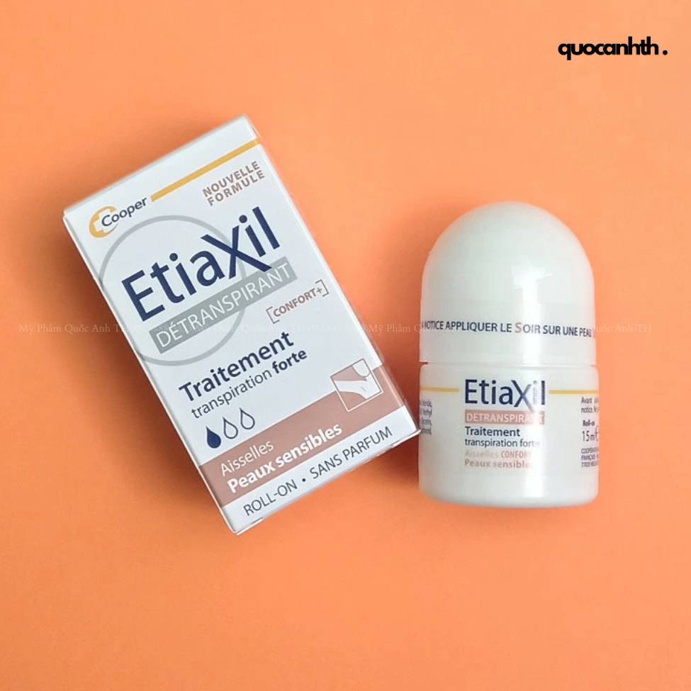 Lăn khử mùi Etiaxil Nâu Detranspirant Traitement Roll-On - Sensibles Confort+