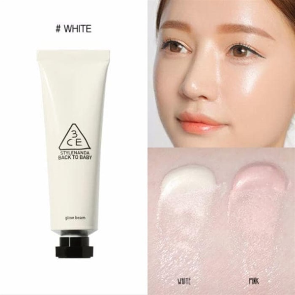 Kem lót bắt sáng 3CE trắng