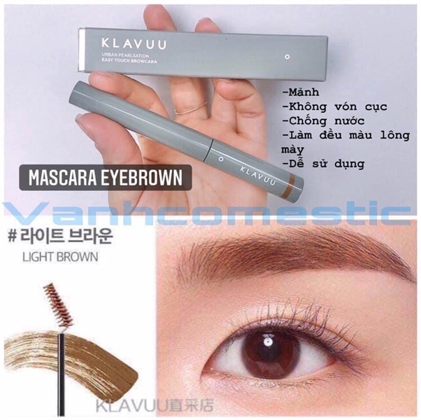 Mcr mày Klavuu Light Brown
