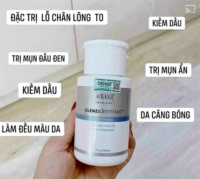 NƯỚC HOA HỒNG OBAGI SALICYLIC ACID 2% BHA - 148ML - lọ full - lọ full - lọ full