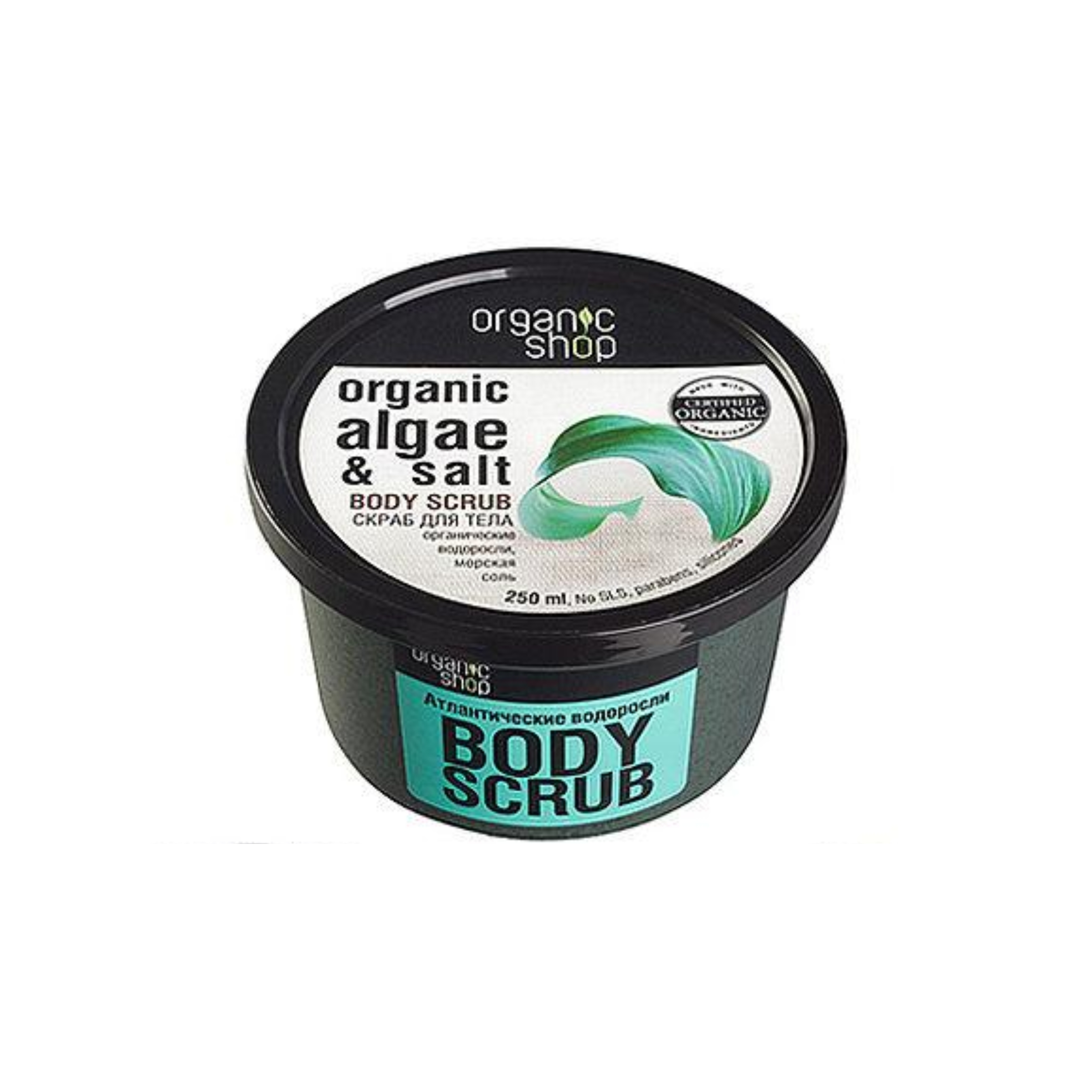 TDC tẩy tế bào chết Body Organic shop Tảo 250ml