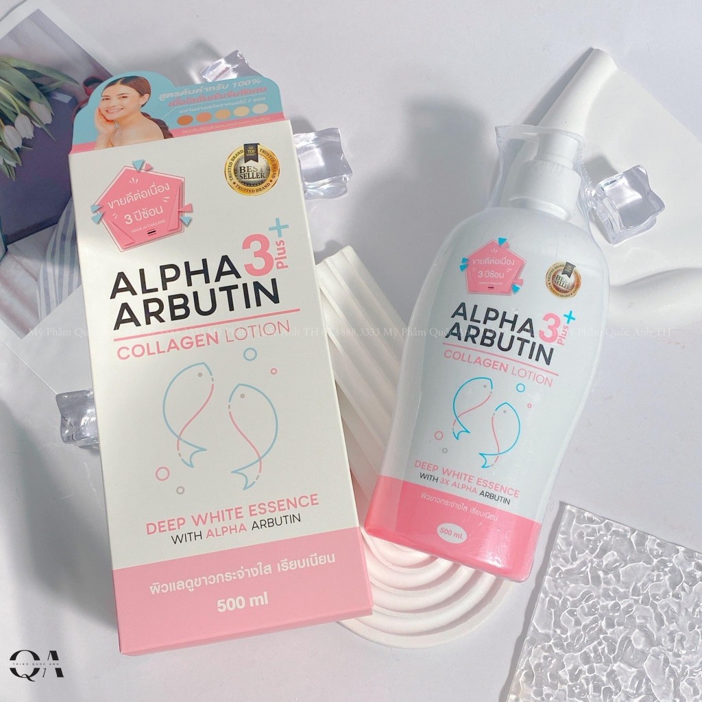 Dưỡng Thể Alpha Arbutin Collagen Lotion 500ml