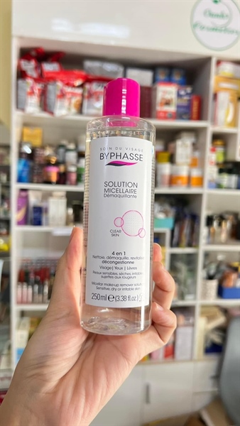 Tẩy trang Byphasse hồng 250ml