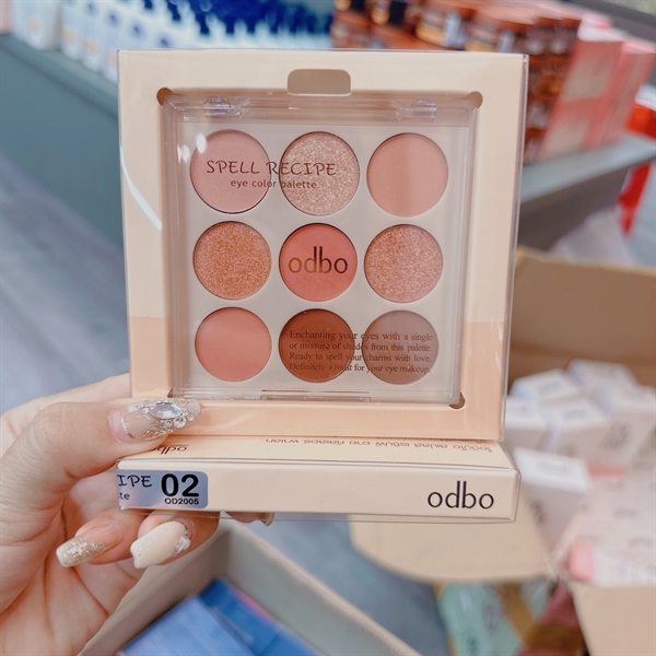 Phấn mắt Odbo 9 ô 02