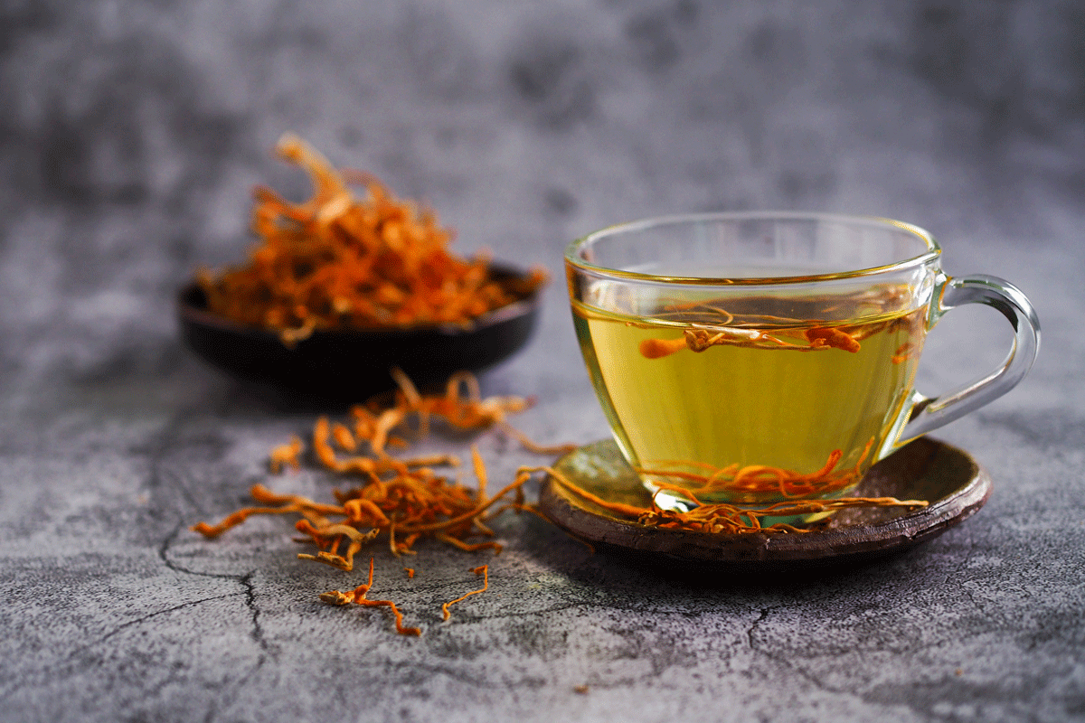Đông trùng hạ thảo dùng cho nước trà