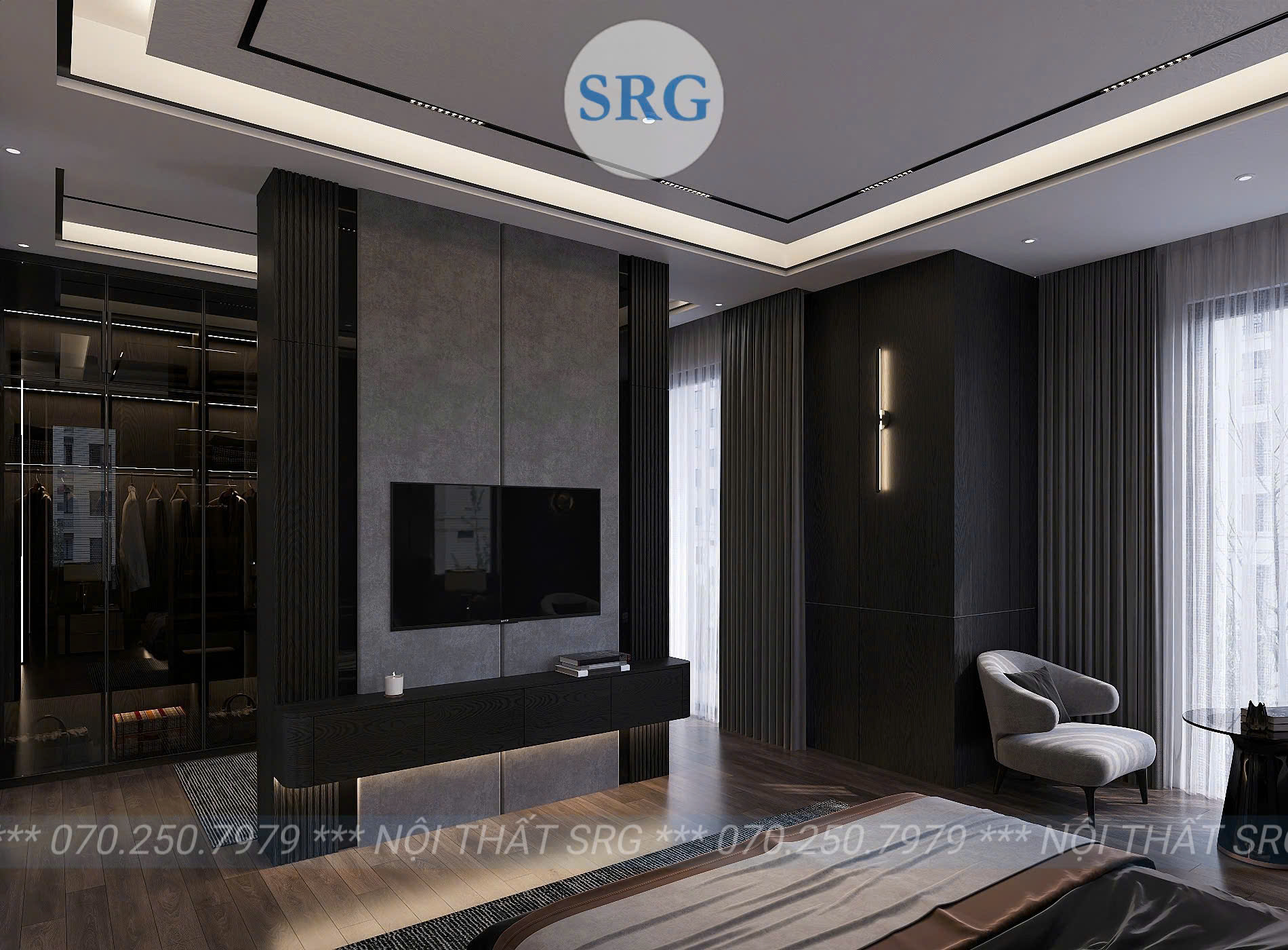 Thiết kế phòng ngủ tại Gia Lâm, Hà Nội