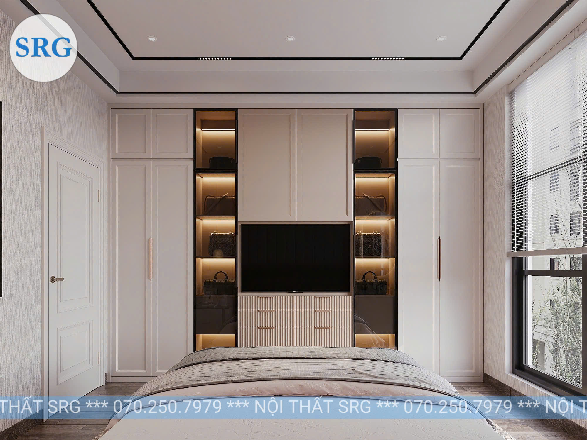 Nội Thất Phòng Ngủ - CT nhà Anh Phong, Hà Nội