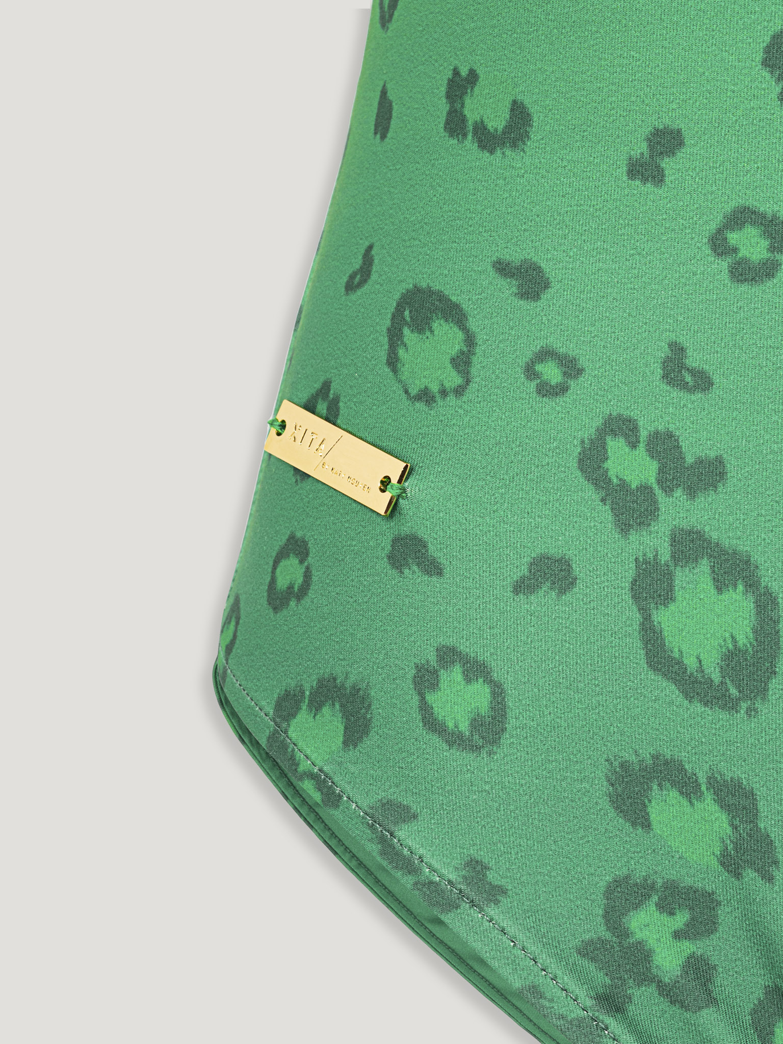 LEOPARD TANKINI GREEN