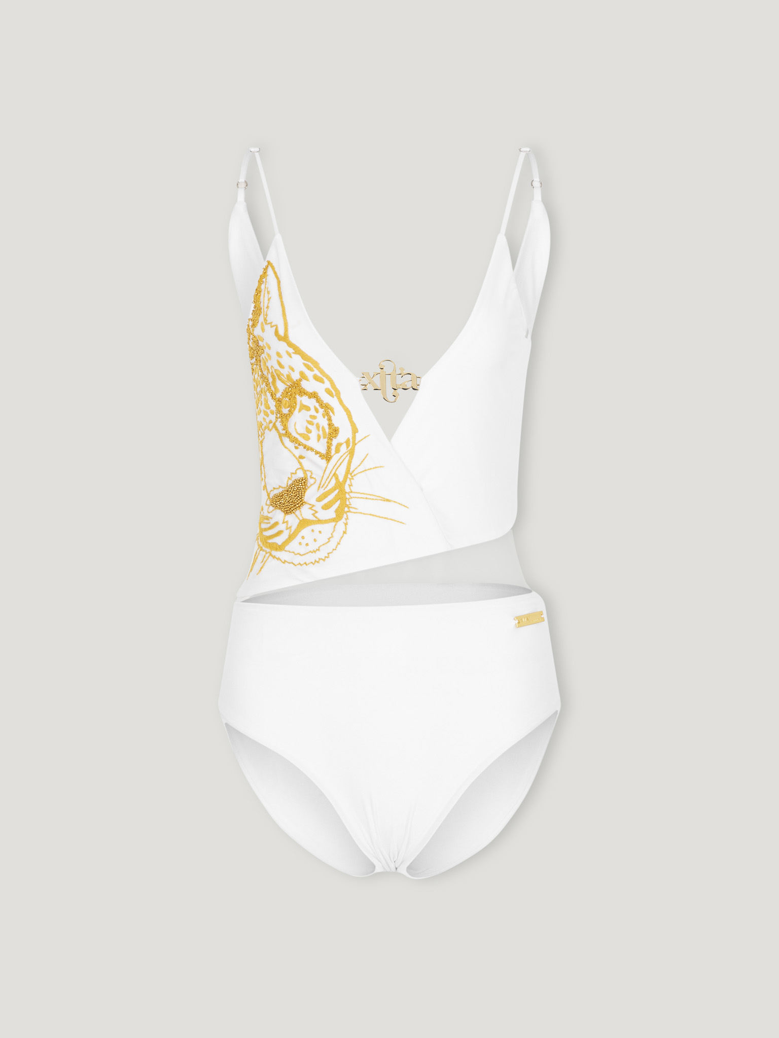 XITA GOLDEN CUT-OUT TANKINI