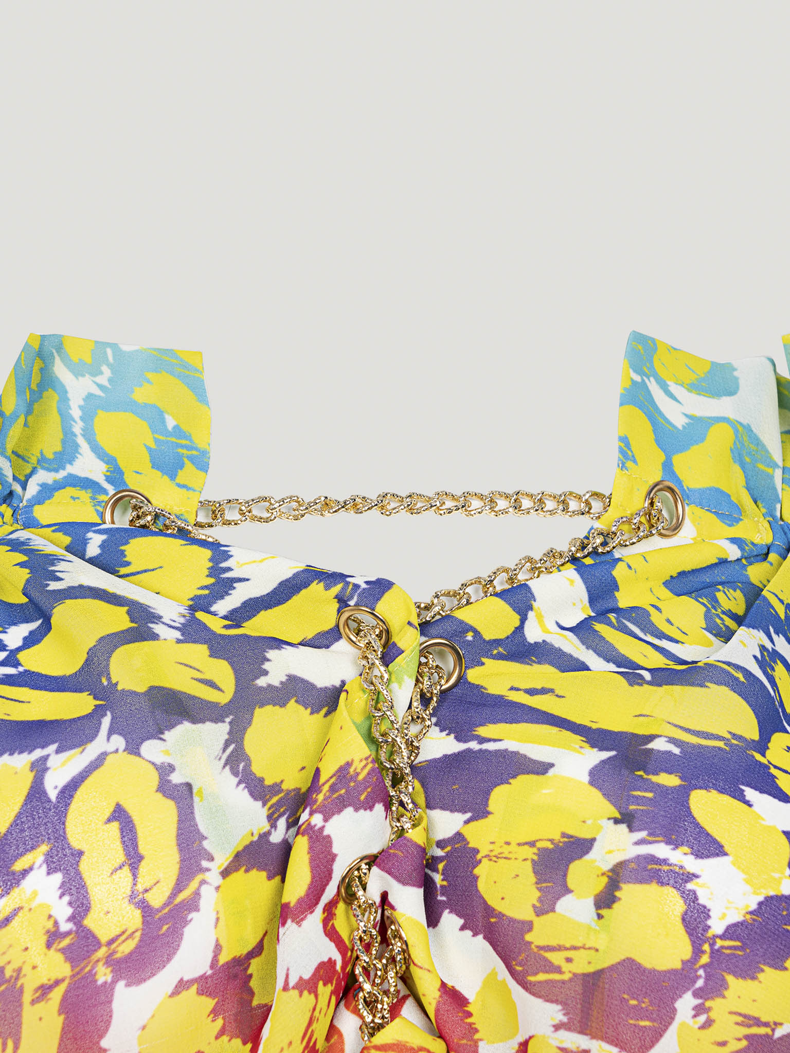 RAINBOW OFF-SHOULDER JUMSUIT