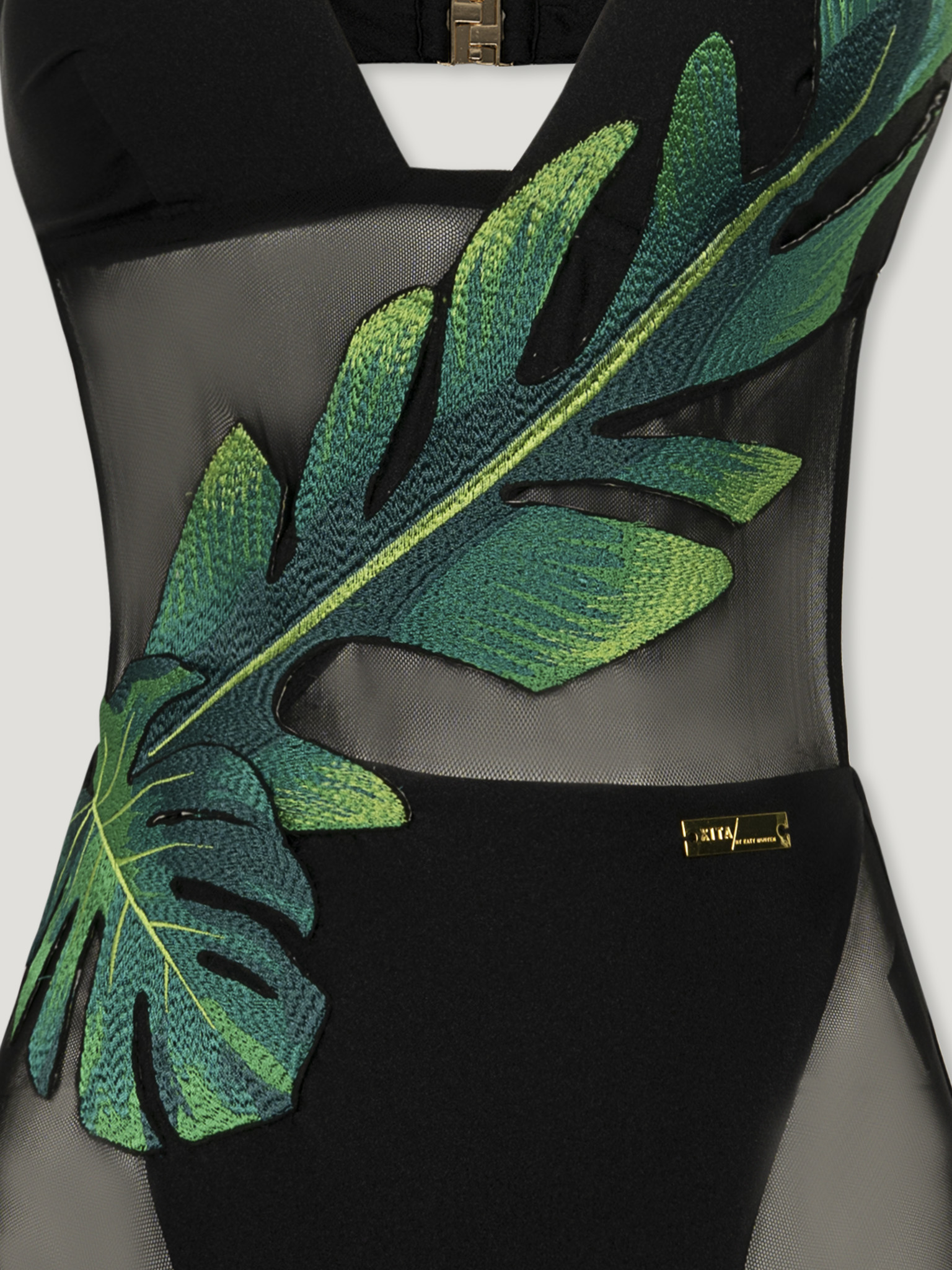 EMBROIDERED TANKINI