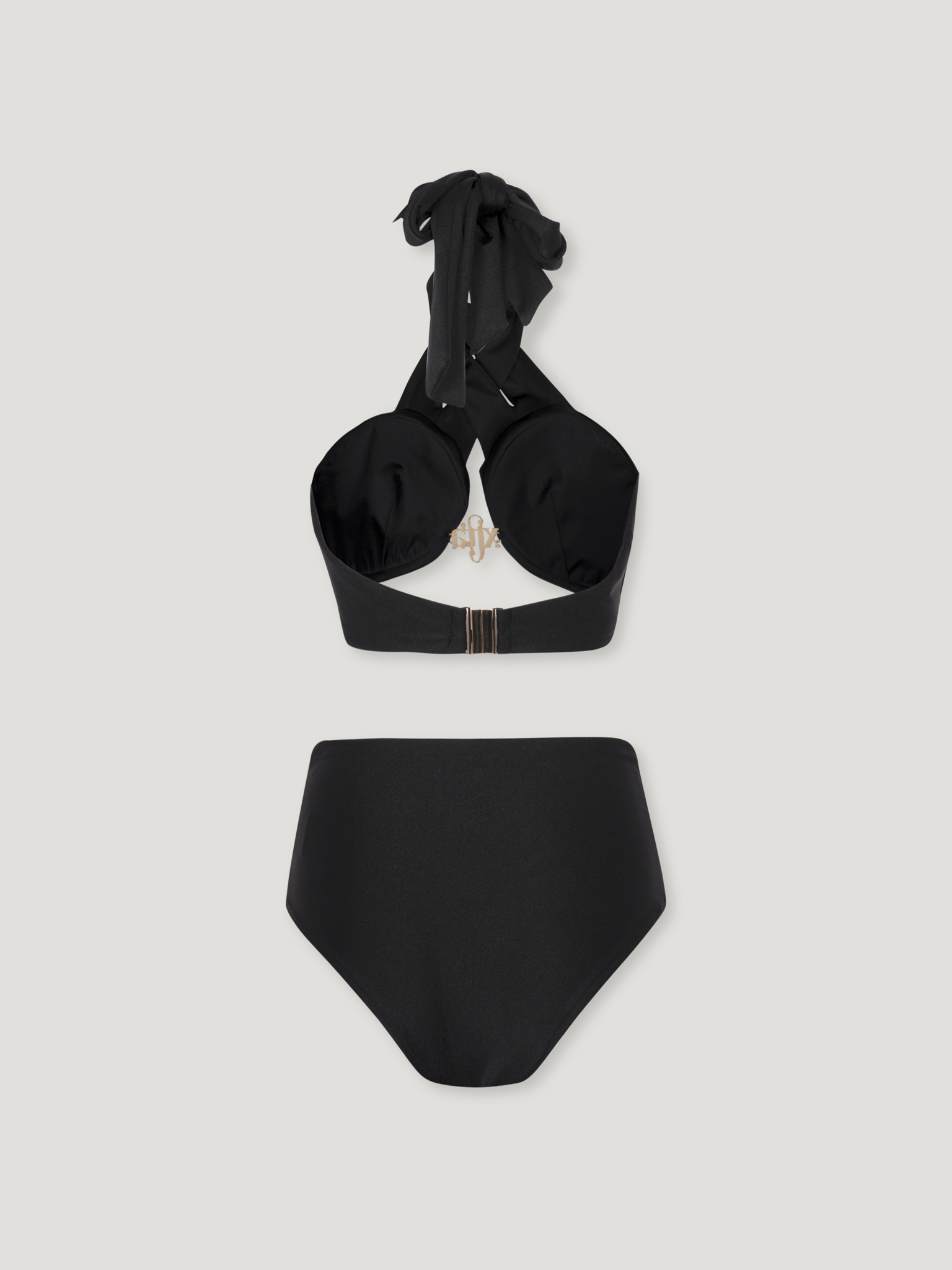 CROSS WRAP HALTER BIKINI