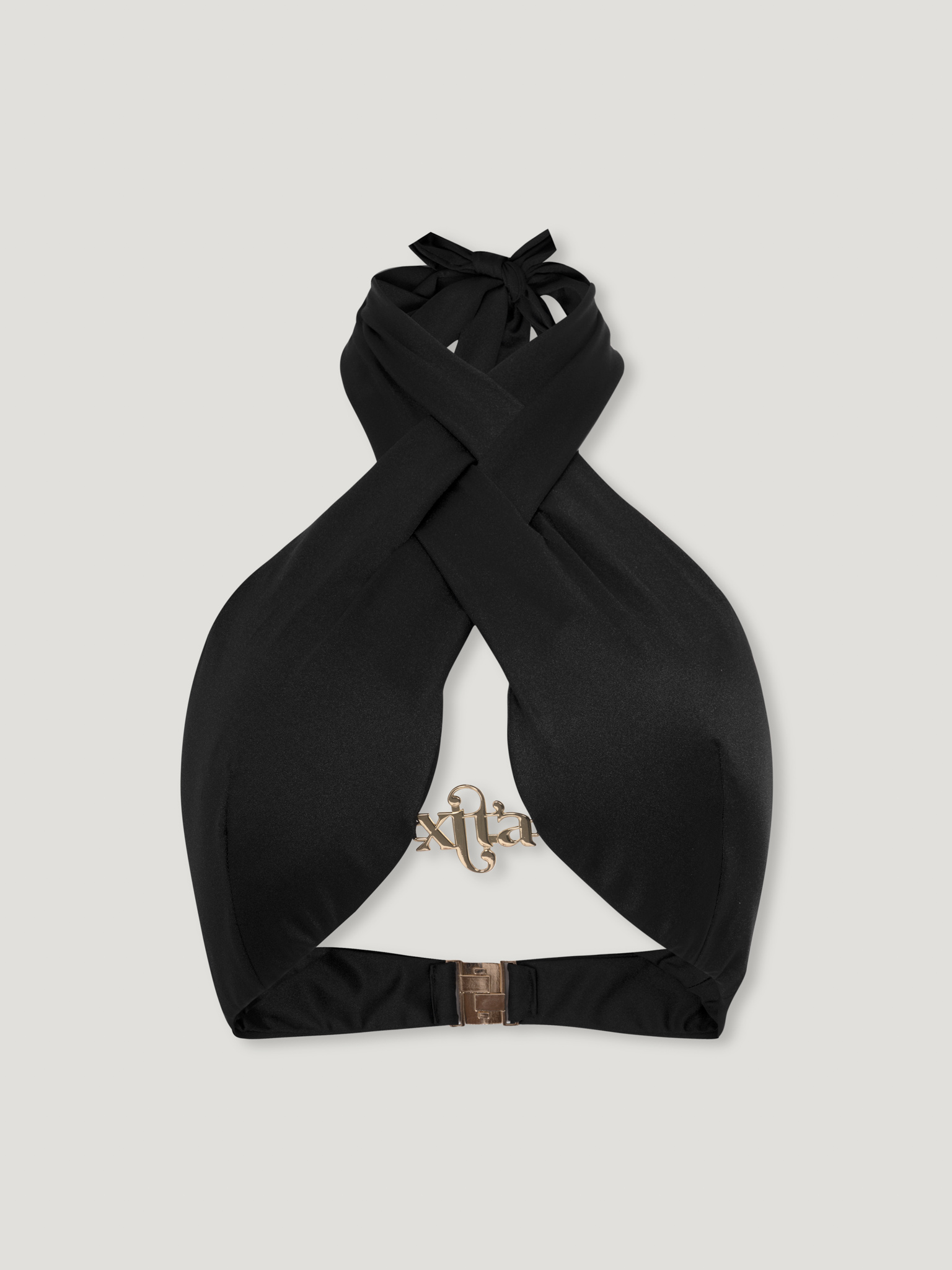 CROSS WRAP HALTER BIKINI