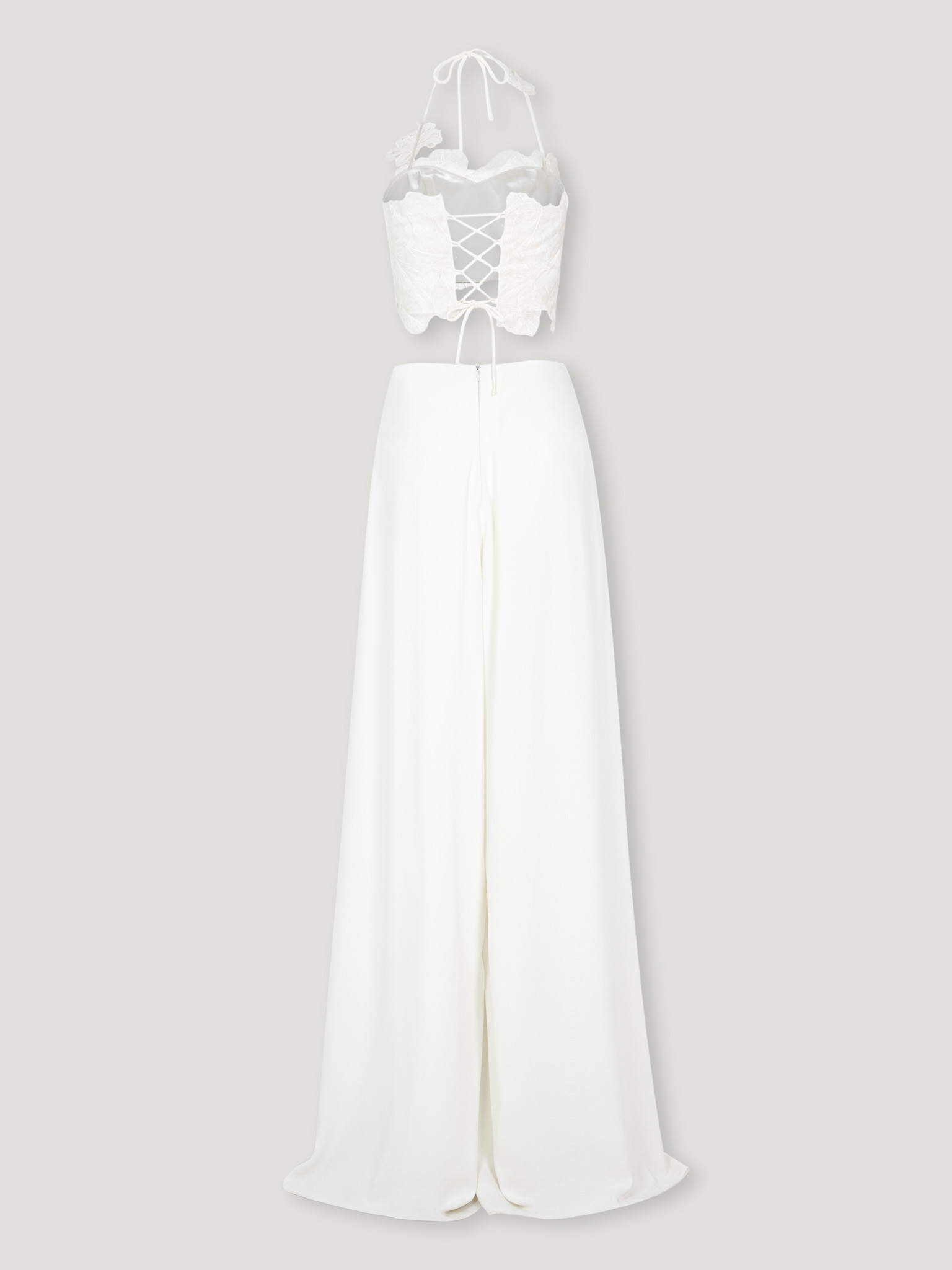 WHITE FLORAL CROPTOP