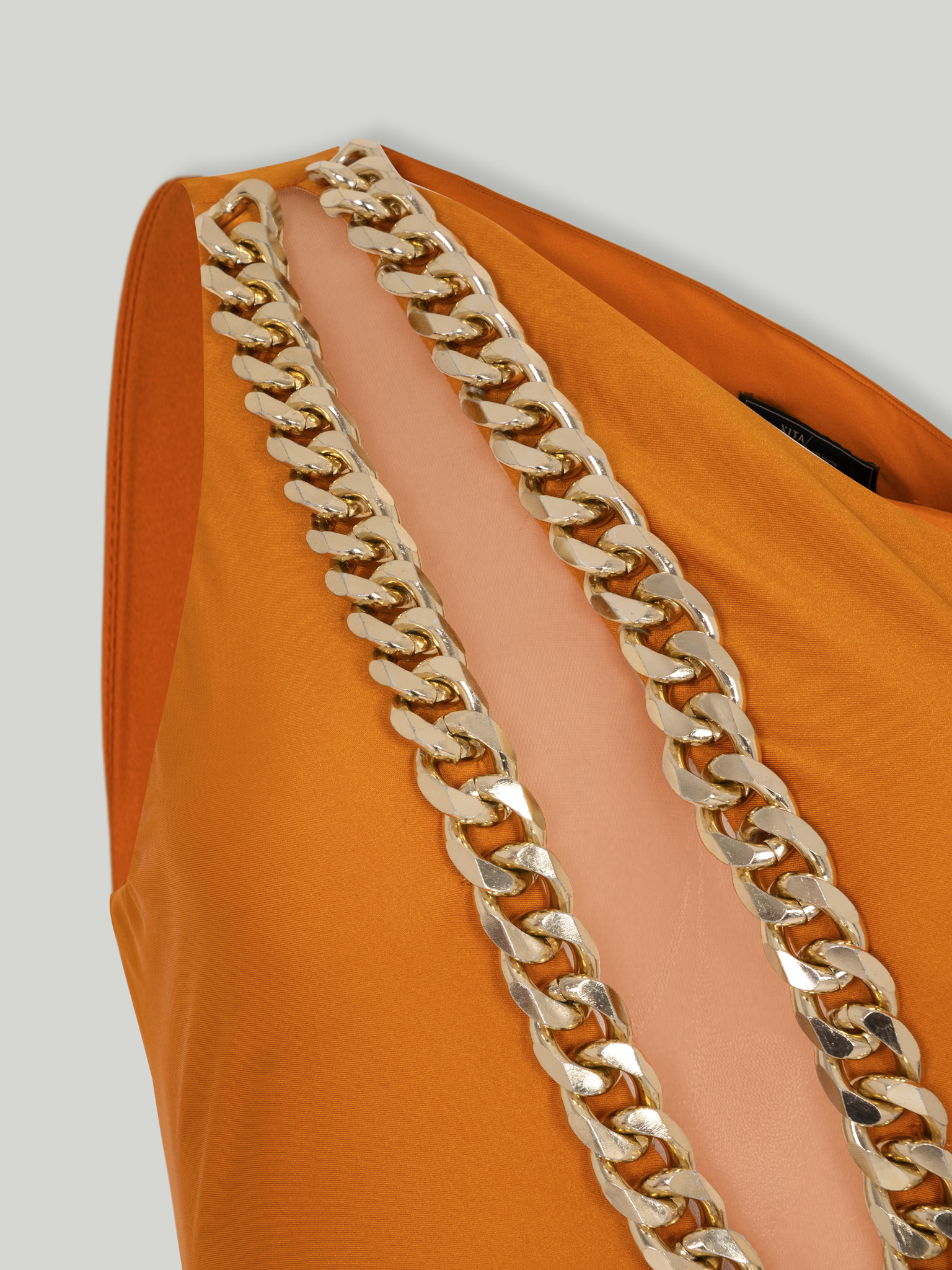 CHAIN SLIT-CHEST TANKINI