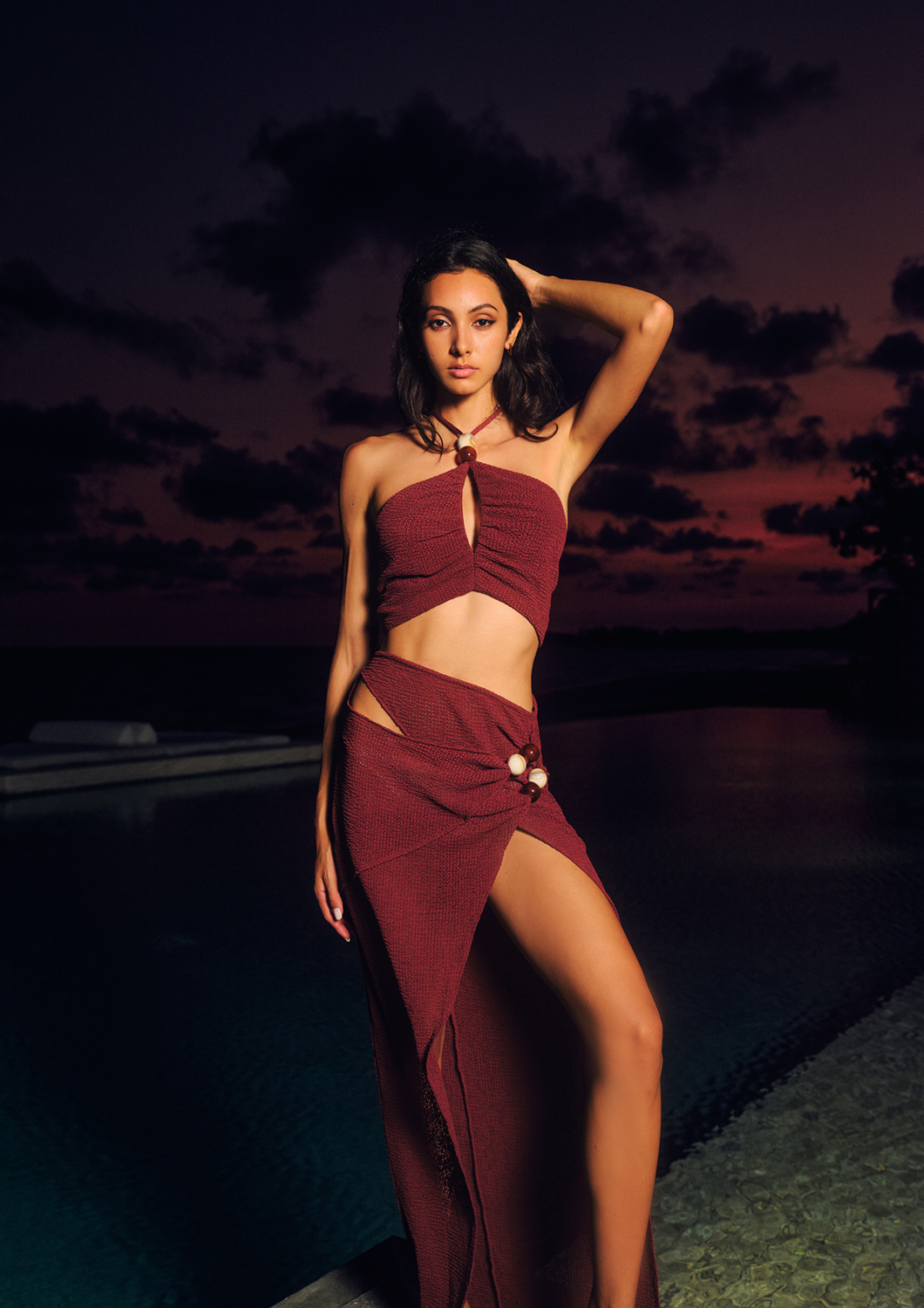 SET YẾM NÂU HẠT ĐÁ