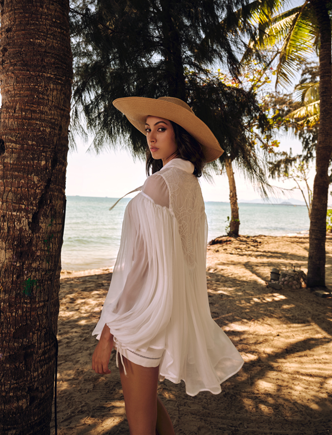 ÁO VOAN THÊU LƯNG