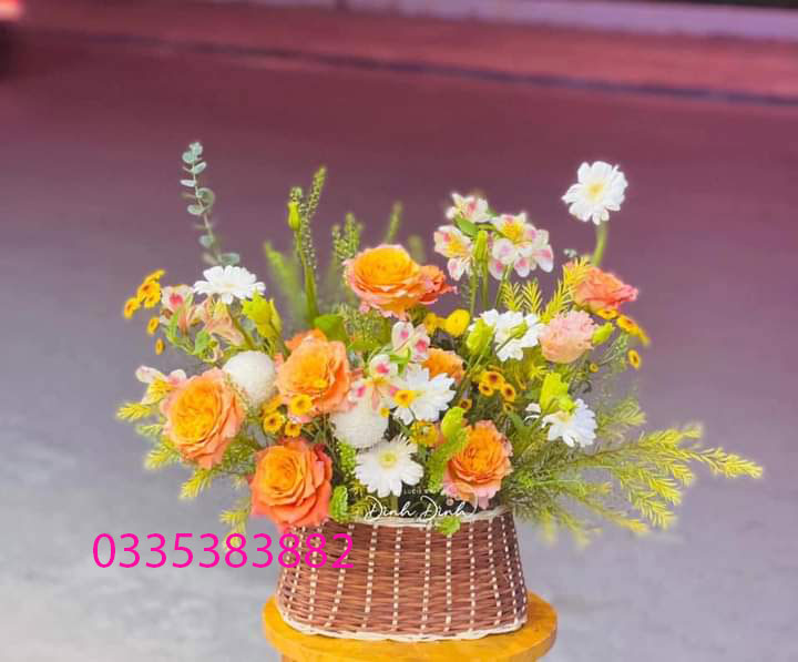 Giỏ hoa đẹp tặng sinh nhật tại Cầu Giấy