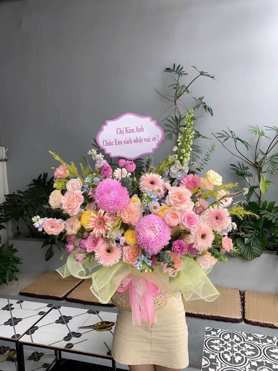 Giỏ hoa sinh nhật tại quận Nam Từ Liêm