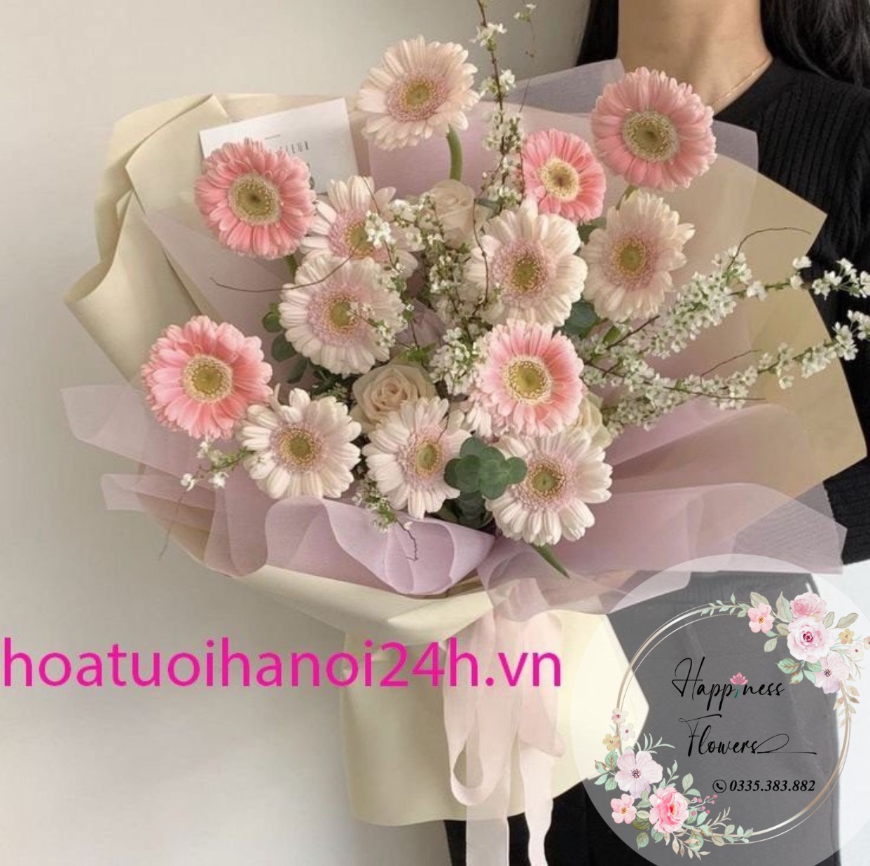 Bó hoa đồng tinh xinh tại Hà Nội | Điện hoa Hà Nội