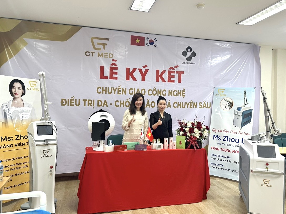 Bước Tiến Mới Trong Thẩm Mỹ: Lễ Ký Kết Chuyển Giao Công Nghệ của CTMED Và Chuyên Gia Ms. Zhou Li