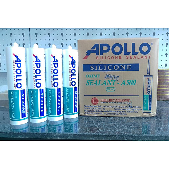 Silicone Apolo 500 trắng đục (White)