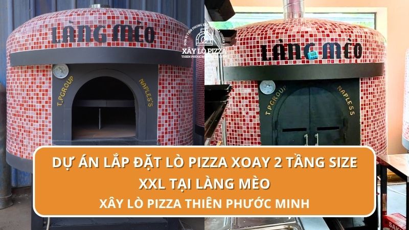 Dự Án Lò Xoay 2 Tầng XXL Nướng Cá Độc Đáo Tại Nhà Hàng Làng Mèo Quận 2