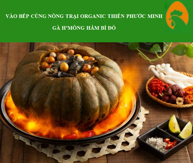 Công thức Gà H’Mông hầm bí đỏ - Ấm lòng ngày gió lạnh