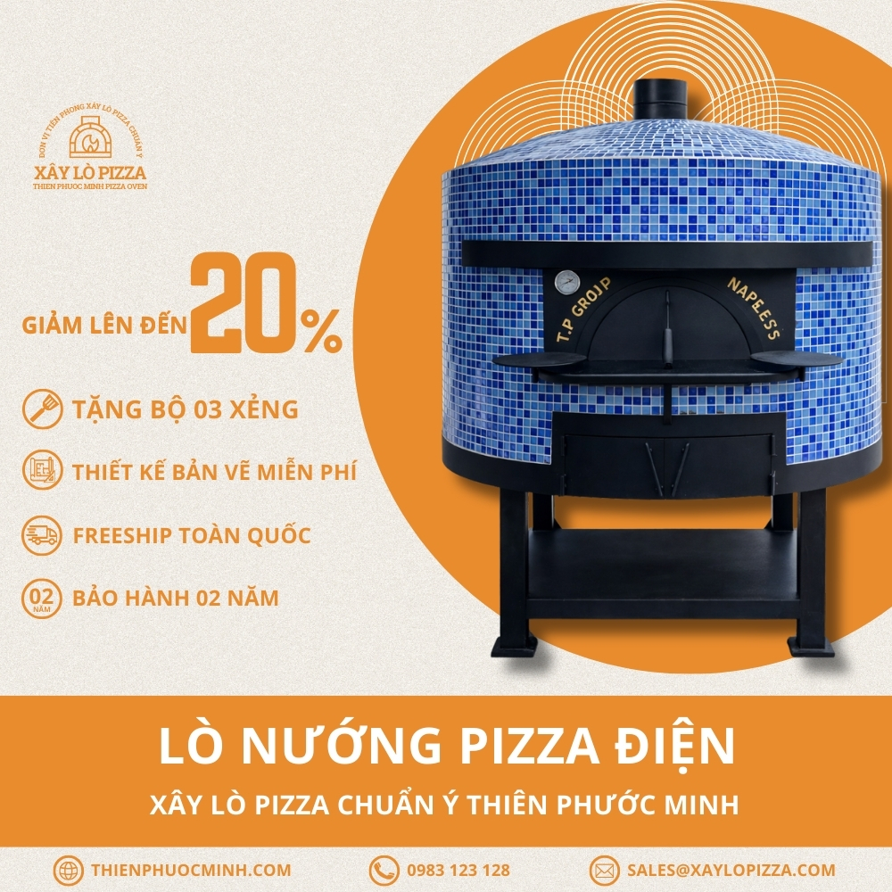 Lò Nướng Pizza Điện | Xây Lò Pizza Thiên Phước Minh