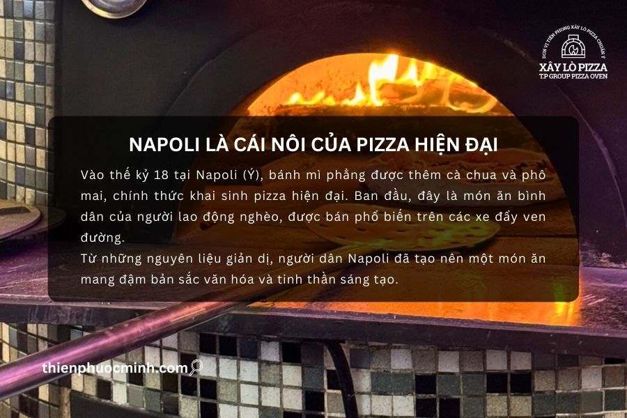 Napolio là cái nôi của pizza hiện đại 