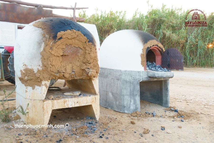 Xây lò pizza không đúng kỹ thuật khiến lò dễ hư hại