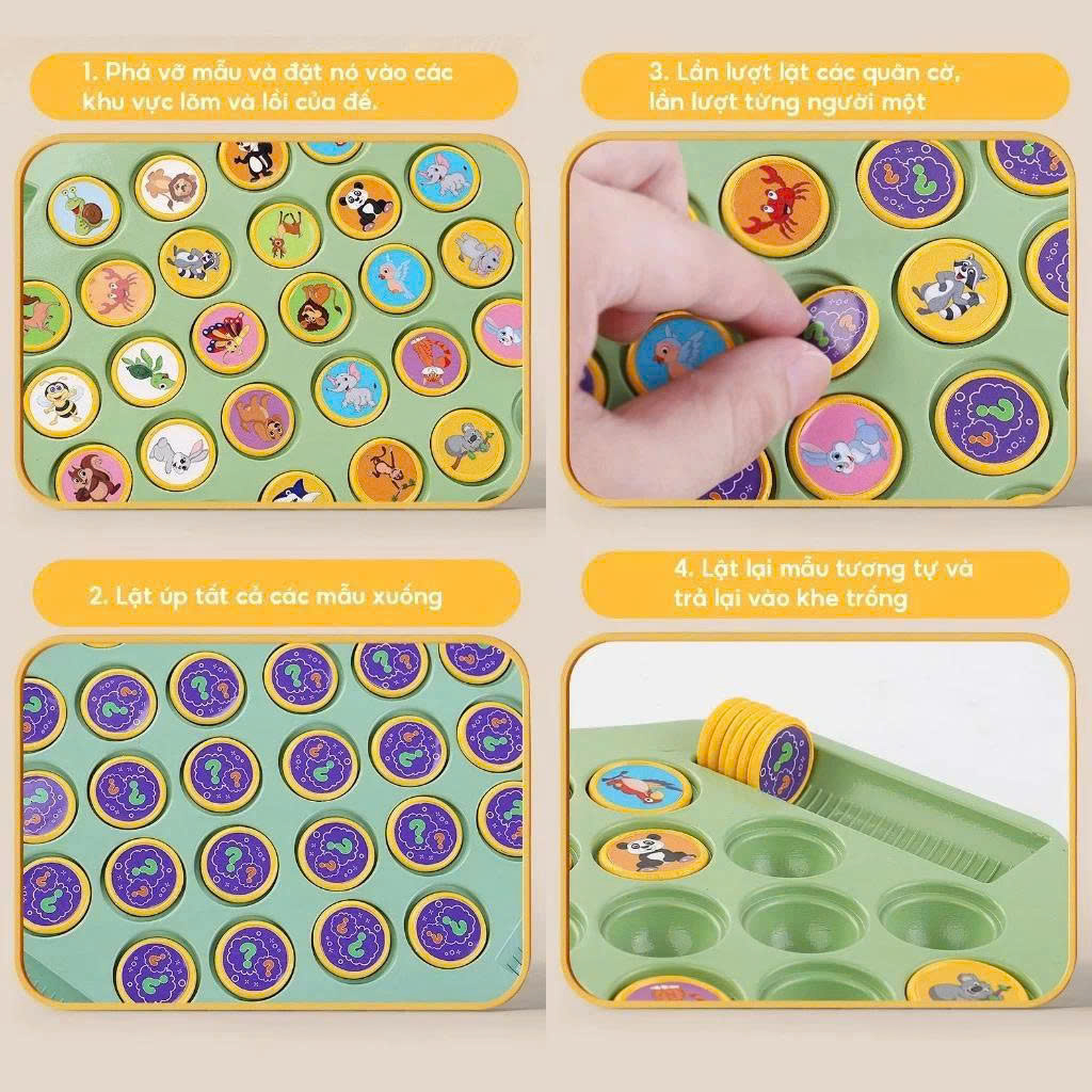 Cờ lật hoa quả/ động vật 52pcs mã B1189